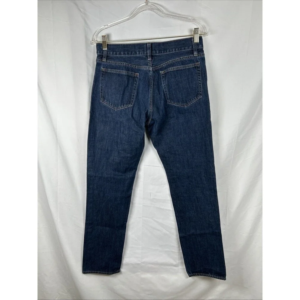 J.Crew The Driggs Jeans Mens 31x30 Dark Wash Straight Fit Slim Leg Denim Preppy